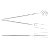 SAFIGLE Edelstahl Fondue Gabel mit Spiralgabel und Rostfrei Spülmaschinenfest Vielseitig für Käse Fondue Schokolade Hot Pot und Grillgenuss Praktisches Küchenbesteck