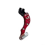 Lawnoval Motorrad-Schalthebel, Kickstarter-Hebel, Aluminiumlegierung, für Motorrad (rot)