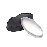SIRLOMU 1 Stück Edelstahl Anti-Rost Seife, Deodorising Edelstahl Eco Seife Küche Hand Deodoriser