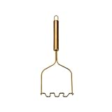 Homla Kartoffelstampfer STILO Gold 27x9,5 cm Edelstahlausführung Ergonomisch und robust