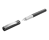 Pelikan Füller Pina Colada inkl. Standard-Tintenpatrone, nachfüllbar, für Rechts- und Linkshänder, anthrazit, 1 Stück