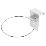 MAGICLULU Küchensiebhalter Wok-pfanne Basketballzubehör Dreher Wandmontiertes Gewürzregal Besteck Organizer Utensilien-organizer Siebschale Netz Flasche Deckel Stand Silver Rostfreier Stahl