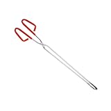 GARVALON Edelstahl Müllzange Greifzange Leicht und Stabil Praktische Abfallzange für Gartenarbeit Müllaufnahme ohne Schmutzhände Geeignet Zufällige Farbe Zufällige Farbe