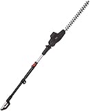Scheppach Elektro Heckenschere TPH500 | 500W Leistung | Schnittlänge 410mm | Schnitt- Ø 18mm | teleskopierbar - 5-stufig neigbar | Reichweite 4,5m | inkl. Schnellverschluss/Schultergurt