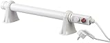 Royal Gardineer Heizung Gewächshaus: Elektrische Stabheizung für Gewächshäuser, 55 Watt, 51 cm, IP44 (Gewächshaus-Heizung elektrisch, Frostschutz-Thermostat, Heizlüfter)