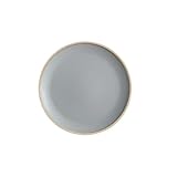 RYUQW3RE Essteller, Teller, Gemüseteller, Haushaltssteak-Dinnerteller, westlicher Speiseteller, flacher Teller Tafelservice(Gray,8inch)