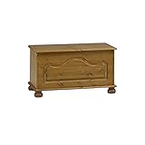 Steens Richmond Betttruhe, 82 x 44 x 39 cm (B/H/T), Kiefer massiv, gelaugt lackiert