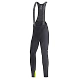 GORE WEAR Herren C3 Thermo Trägerhose+, Black/Neon Yellow, M EU