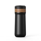 DAZZLEEX Authentische Edelstahl-Kaffeemaschine, auslaufsicheres Design