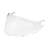 Helmvisier für Shark D Skwal D-Skwal 2 Spartan,Motorradhelm Visier,Motorrad Windschutz Helm Objektiv Visier,Integralhelm Visier UV-Beständig,Motorradhelm Visier Ersatz(Transparent)