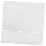 jojofuny 100 Blatt Thermobindedeckel Weiß Leinenoptik Dokumentenschutz Vielseitig Für Büro Schule DIY Projekte