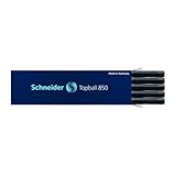 Schneider Topball 850 Tintenroller-Mine, 0,5 mm, Schwarz, 10 Stück