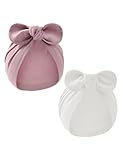 Durio Baumwolle Baby Mütze 0-24Monate Erstlingsmützen Neugeborene Mädchen Jungen Baby Beanie Newborn Mütze Mit Band