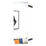 Unsichtbarer ausziehbarer Ganzkörperspiegel – eingebauter klappbarer drehbarer Schrankspiegel (90 x 40 cm) – platzsparendes, stilvolles Design für einfaches Betrachten
