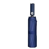 WXFBFB66 Auto Regenschirm für Volvo, Regenschirm Sturmfest Groß für Herren Damen windsicher stabil,Blue