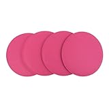 CB Home & Style Filz Sitzkissen Stuhlkissen Polster Auflage Kissen 4er Pack rund oder eckig (Pink, Rund - ø35cm)