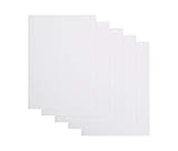 BoardsPlus Blanko Flipchart-Papierblöcke - 5er-Pack A1-Flipchartblöcke, 60 g/m² Papier, 20 Blätter pro Block