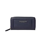 Tommy Hilfiger Amelia II Zip Around Wallet -Pebble PVC Tommy Navy One Size, Tommy Navy, Einheitsgröße, Amelia Ii Geldbörse mit Reißverschluss, Kieselstein-Design, PVC