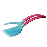 Große Eier für Eier – mit ergonomischem Griff | Flipper für Spiegeleier | Píza 2 in 1 | Pfannenwender | Flipper für Eier, Fisch oder Brot | Küchenwerkzeug mit ergonomischer Mango