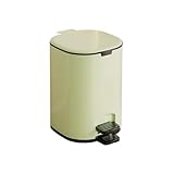 xiaowenqin916 Mülleimer Küche Tretmülleimer mit großem Fassungsvermögen und Deckel for Küche, Wohnzimmer, Bad und Toilette für Küche, Wohnzimmer, Schlafzimmer, Büro, Pulver(Green)