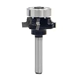 Vilgftyiet 35,6 cm Oberfräsen-Bit für Holzbearbeitungsanwendungen, massiver gehärteter Stahlkörper, Anti-Rückschlag-Design, Hartmetallspitze für glatte Schnitte, kompatibel mit Handschubladen (R1)