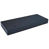 aquacando Aquarium Abdeckung 150x50cm (ohne Leuchtbalken) Farbe Uni-schwarz (Standarddekor)