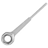 EXHUMKY Aluminium Trommelschlüssel zum Öffnen von Ölfassdeckeln Stabiler Eimeröffner für Gallonen Werkzeug für Dieselfässer und Chemiefässer