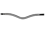 Start Glitzer Stirnriemen Pferd – Geschwungenes Stirnband für Warmblut, Vollblut & Pony – Komfortabel, funkelnd & individuell – Stirnband mit Strass für Trense & Turnier (Full (Warmblut), Schwarz)