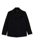 Schott NYC Herren Caban Jacke Cyclone2, Gr. 52/54 (L), Schwarz (black)