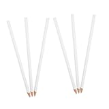 TEHAUX 6 Stück Teiliges Weißer Markierstifte für Glas und Keramik Langlebige Spezial malstifte Vielseitig Einsetzbar zum Beschriften und Zeichnen Handlicher Schreibstift mit Mine für