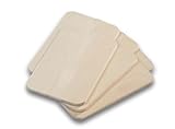 Kesper 69003 | Frühstücksbrettchen aus Birkenholz, 6-er Pack, 23 x 15 x 1 cm