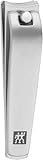 ZWILLING Nagelknipser für Fingernägel, Hochwertiger Nagelschneider aus Mattiertem Edelstahl für Füße und Hände, 60 mm