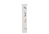 Jollein Messlatte für Kinder - Jungle Jambo - 100% Baumwolle - Zur Länge Von 140cm - Dschungeltieren Print