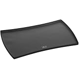 HUNTER Napfunterlage SELECTION, zum Bodenschutz, lebensmittelgeeignetes Silikon, erhöhter Rand, flexibel & formstabil, rutschemmend, pflegeleicht, Farbe: schwarz, Größe: S