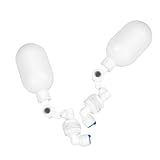 OHPHCALL 2st Wassertankschwimmer Teichventilschwimmer Schwimmerventil Für Pferdetrog Viehtränkenventil Automatisches Wasserventil Ventil Für Tränkebecken Für Vieh Plastik Weiß