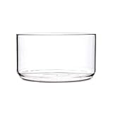 BESPORTBLE Transparente Glasschüssel Salatschüssel Rund Tiefe Dessertschale für Warme Gerichte und Chips Leicht zu Reinigen Geeignet für Gemütliche Treffen und Frühstück ohne Deckel