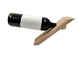 Wooden World - Weinflaschenhalter aus Holz – Holzständer, tolle Dekoration – Buchenholz