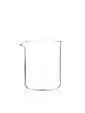 Bodum 1504-10 Spare Beaker Ersatzglas zu Kaffeebereiter 4 Tassen, 0.5 l, ø 9.6 cm, Höhe 12.5 cm