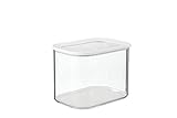 Mepal Vorratsdose Modula XL – 4500 ml Inhalt – Frischhaltedose zur Aufbewahrung von Lebensmitteln – spülmaschinenfest, SAN/PE, Weiß, 22.4 x 16 x 16.7 cm