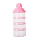 Whyzsjnclg Babymilchpulverspender Baby Fütterung Reisebehälter 6 Schichten Nicht-Spill-Stapel-Snack-Lagerbehälter BPA Milchpulverbehälter