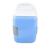 Mini-Kühlschrank, abnehmbare Trennwand, schnell kühlend, für Lebensmittel, Blau