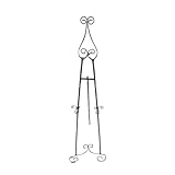 LIANTRAL Große, freistehende, verstellbare Staffelei, goldene, dekorative Metall-Staffelei für Spiegel, Hochzeit, Willkommensschilder