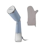 Philips Dampfglätter 5000-Serie - 35 Sekunden Aufheizen, aktiv beheizte Dampfplatte, Eco-Modus, für empfindliche Textilien, dampft vertikal & horizontal, Handschuh & Beutel, himmelblau (STH5020/20)