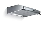 Bosch DUL63CC50 Serie 4 Unterbauhaube, 60 cm breit, Um- & Abluft, LED-Beleuchtung gleichmäßige Ausleuchtung, Drucktastenschalter, 3 Leistungsstufen, Metallfettfilter spülmaschinengeeignet, Edelstahl