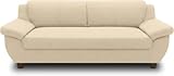 DOMO. collection Panama 3 Sitzer, Sofa, 3er Couch, Garnitur, 3-2-1, beige, 207 cm