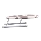 SOLUSTRE Mini Bügelbrett Stabiler Bügelständer Ärmelbrett für Zuhause Platzsparend Kompakt Robust zum Bügeln von Manschetten Kragen Ärmeln