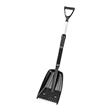 FUNOMOCYA Einstellbare Schneeschaufel für Outdoor Aktivitäten Notfallschaufel für Schnee und Eisentfernung für Auto und Camping und Langlebig