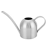 Gießkanne für den Innenbereich, Edelstahl-Gießkanne mit langem uf für Zimmerpflanzen, Bonsai, Garten, Blumen, dekorativ (500 ml)