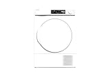 Sharp KD-NHA8S8PW3-DE Wärmepumpentrockner Frontlader, 8 kg, 15 Programme, 30 Min. Kurzprogramm, Schontrommel, LED-Innenbeleuchtung, Kindersicherung, Weiß