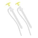 BESTYASH 2 Stück Manuelle Handpumpe Ölabsaugpumpe Tragbar für Benzin Diesel Leicht Vielseitig Einsetzbar für Öl Entnahme aus Fässern Einfache Handhabung Effiziente Kraftstoffübertragung